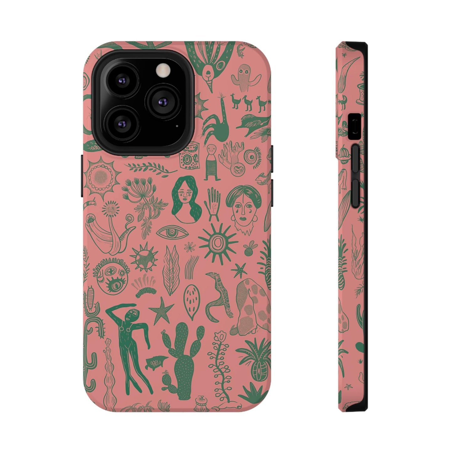 Phone Case iPhone 13 Pro Cactus Carnival