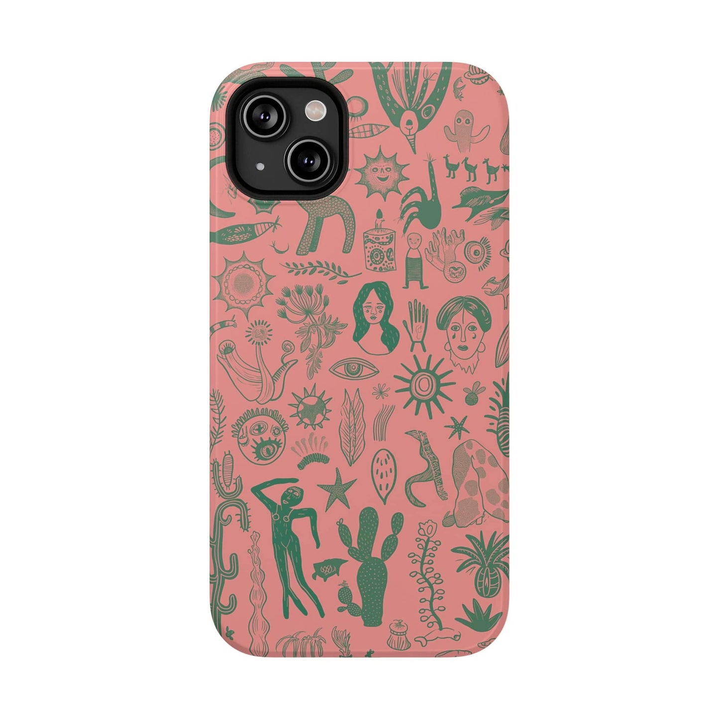 Phone Case iPhone 14 Plus Cactus Carnival