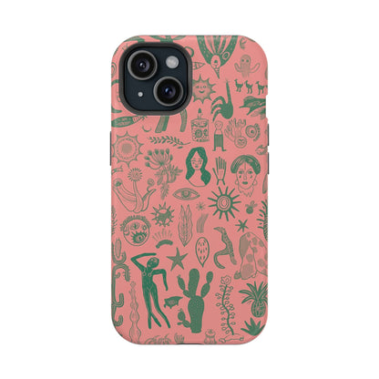 Phone Case iPhone 15 Cactus Carnival