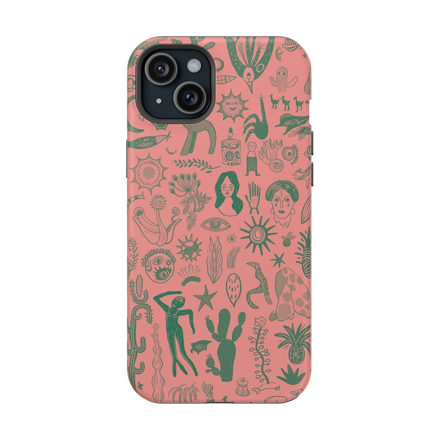 Phone Case iPhone 15 Plus Cactus Carnival