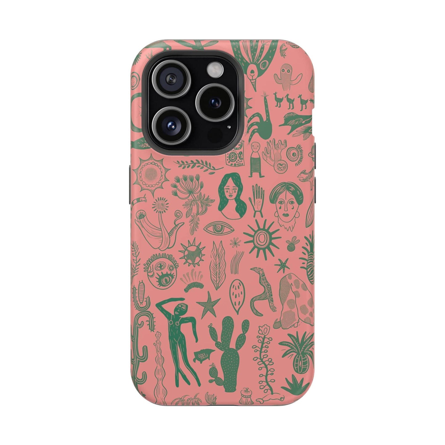 Phone Case iPhone 15 Pro Cactus Carnival