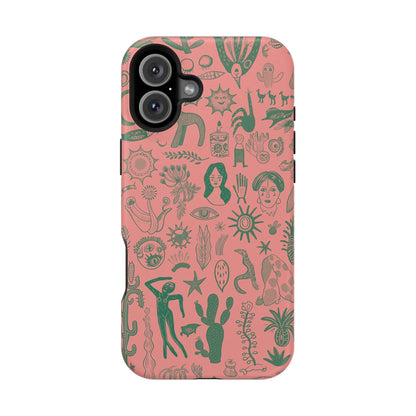 Phone Case iPhone 16 Plus Cactus Carnival