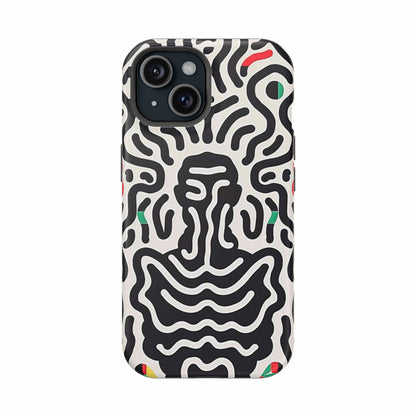 Phone Case iPhone 15 Cerebral Circuit