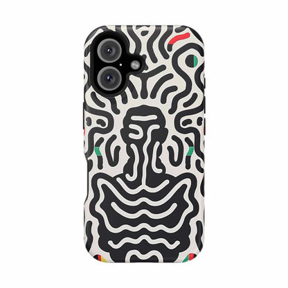 Phone Case iPhone 16 Cerebral Circuit