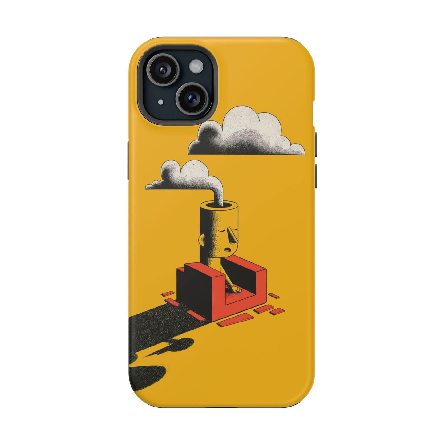 Phone Case iPhone 15 Plus Cloudy Thoughts