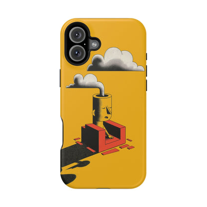 Phone Case iPhone 16 Plus Cloudy Thoughts