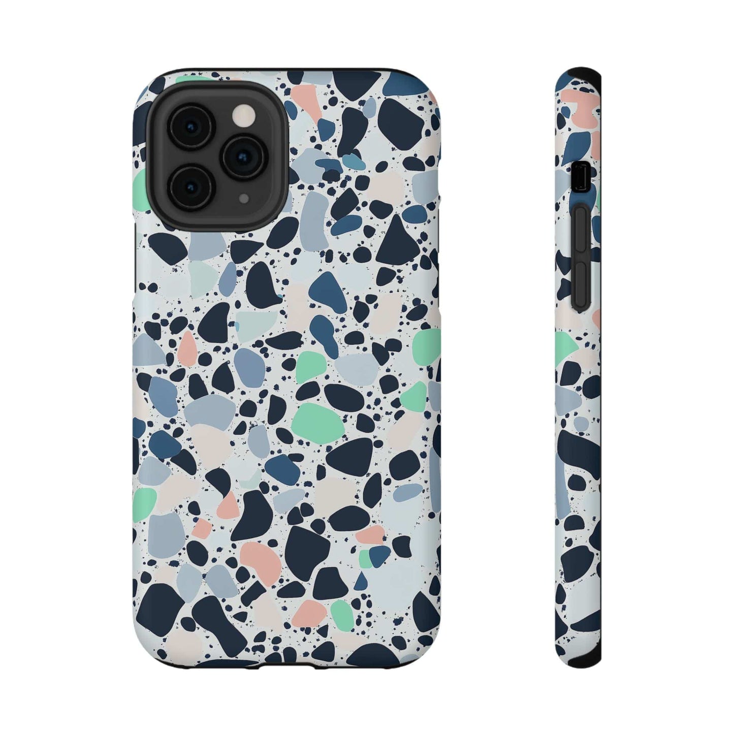 Phone Case iPhone 11 Pro Cool Breeze Terrazzo