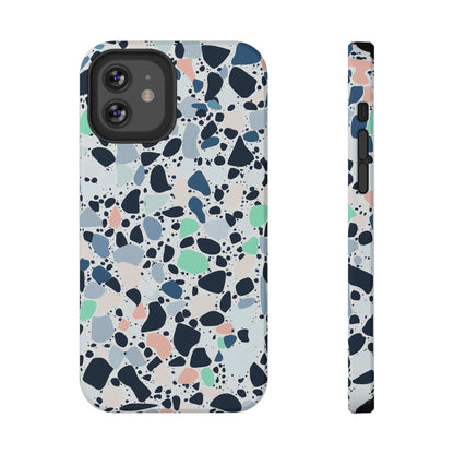 Phone Case iPhone 12 Cool Breeze Terrazzo