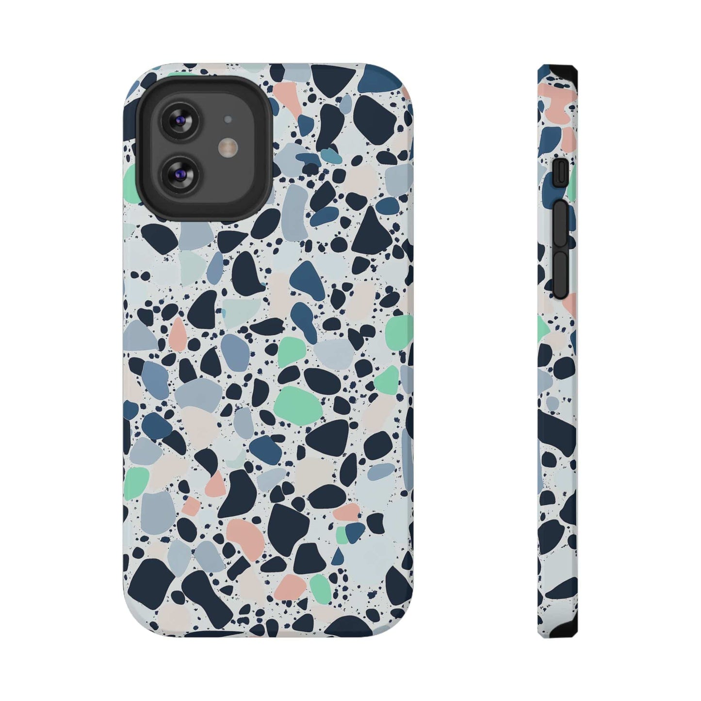 Phone Case iPhone 12 Mini Cool Breeze Terrazzo