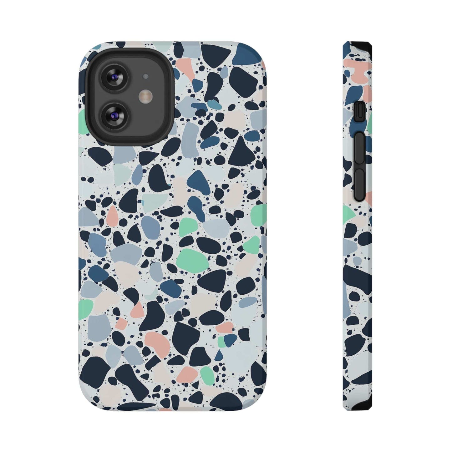 Phone Case iPhone 12 Pro Cool Breeze Terrazzo