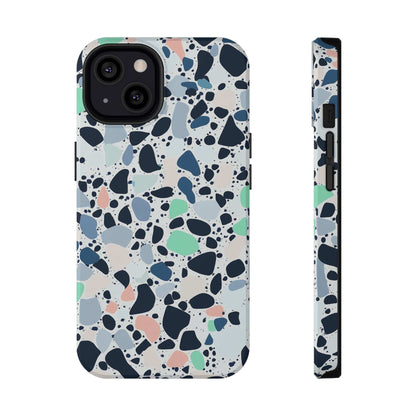 Phone Case iPhone 13 Cool Breeze Terrazzo