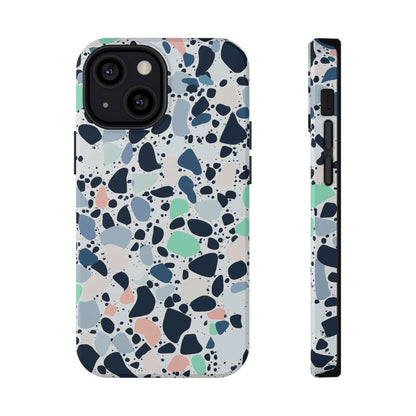 Phone Case iPhone 13 Mini Cool Breeze Terrazzo