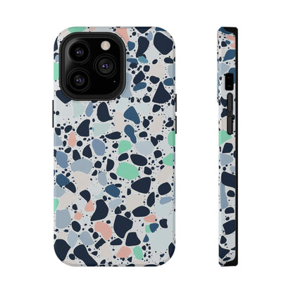 Phone Case iPhone 13 Pro Cool Breeze Terrazzo