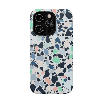 Phone Case iPhone 14 Pro Cool Breeze Terrazzo