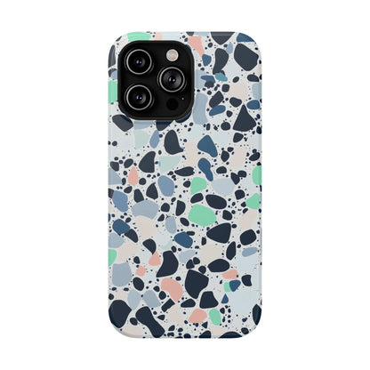 Phone Case iPhone 14 Pro Max Cool Breeze Terrazzo