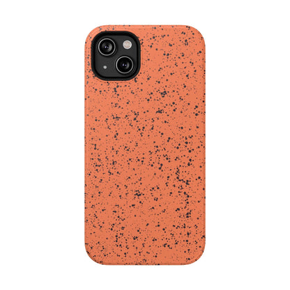 Phone Case iPhone 14 Plus Coral Speckle Spatter