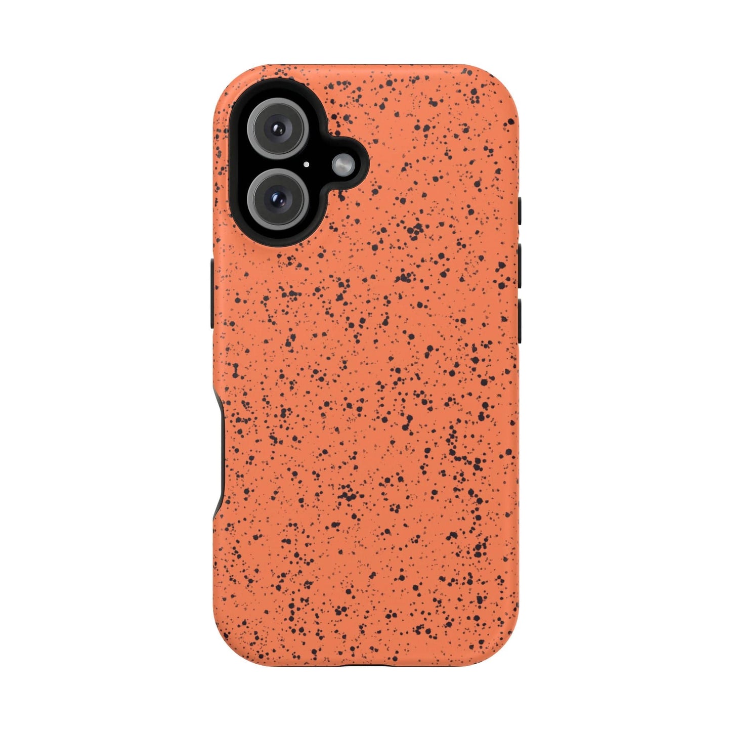 Phone Case iPhone 16 Coral Speckle Spatter