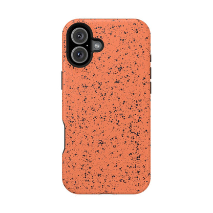 Phone Case iPhone 16 Plus Coral Speckle Spatter