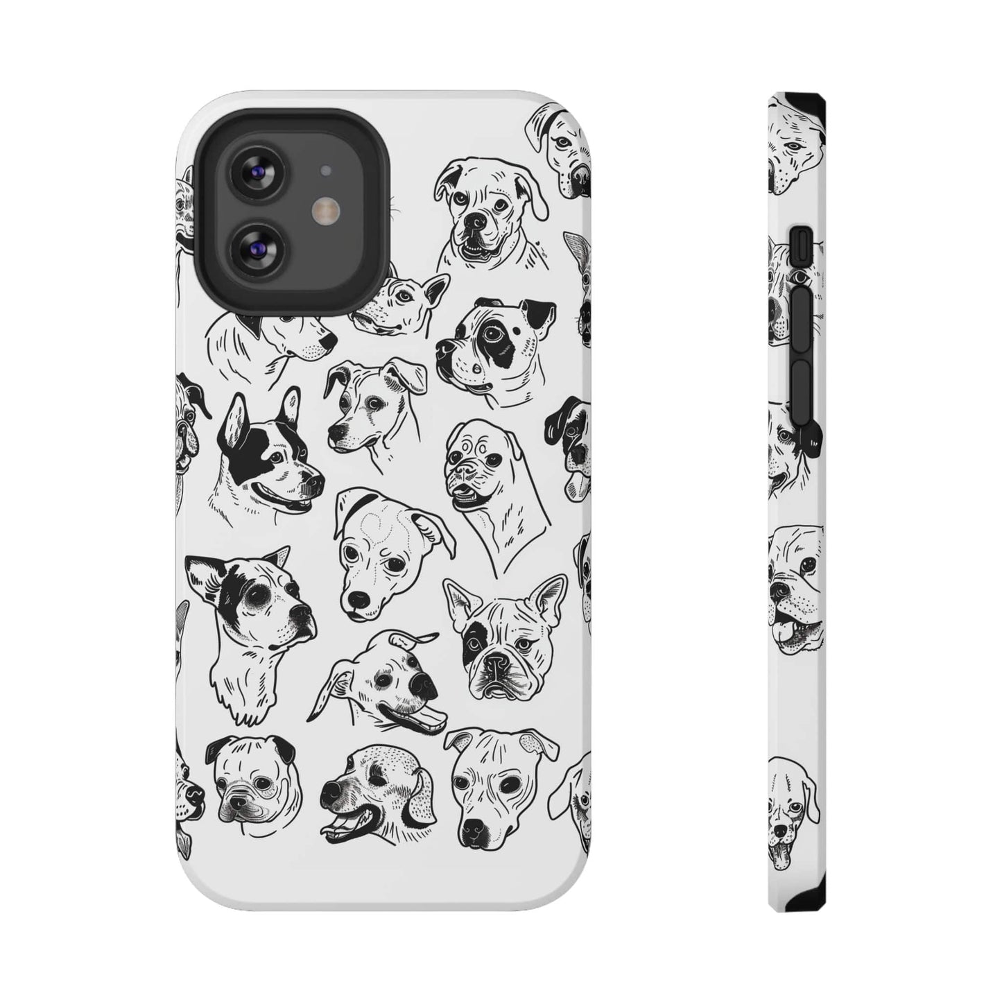 Phone Case iPhone 12 Dog Faces