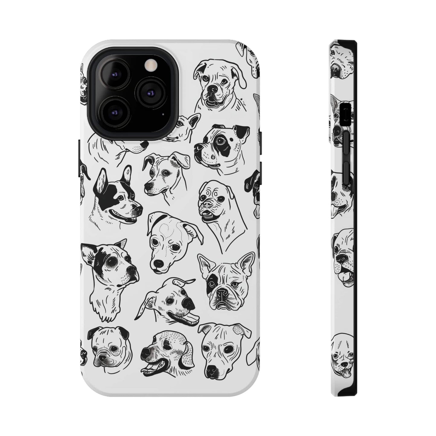 Phone Case iPhone 13 Pro Max Dog Faces