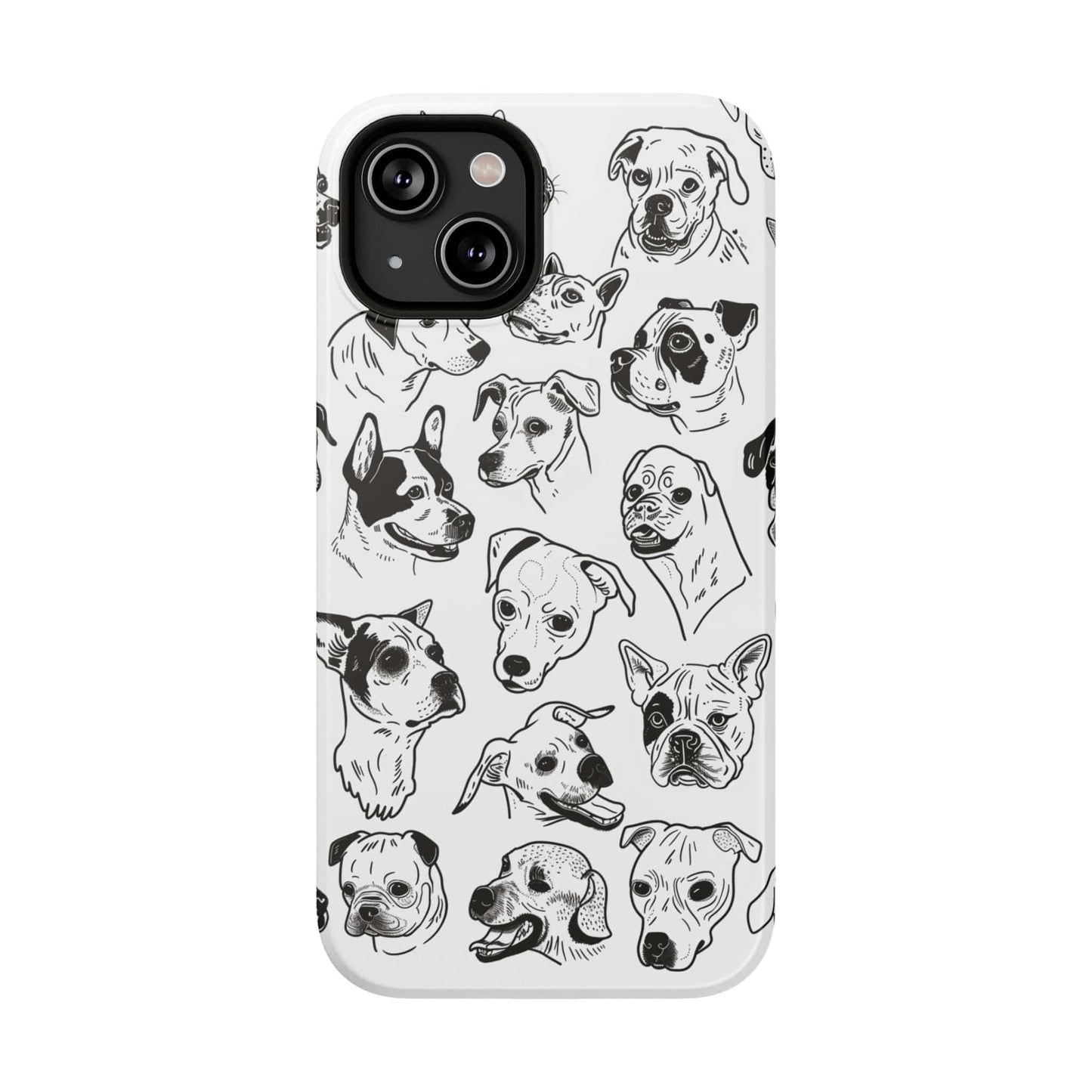 Phone Case iPhone 14 Dog Faces