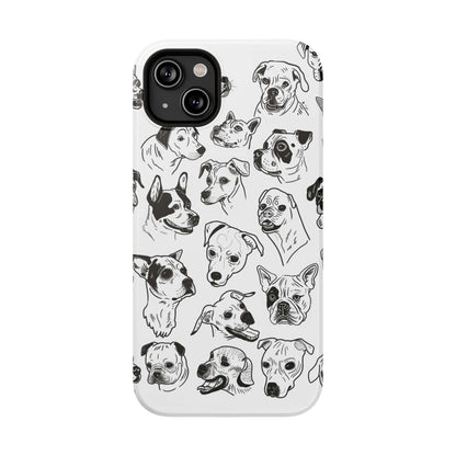 Phone Case iPhone 14 Plus Dog Faces