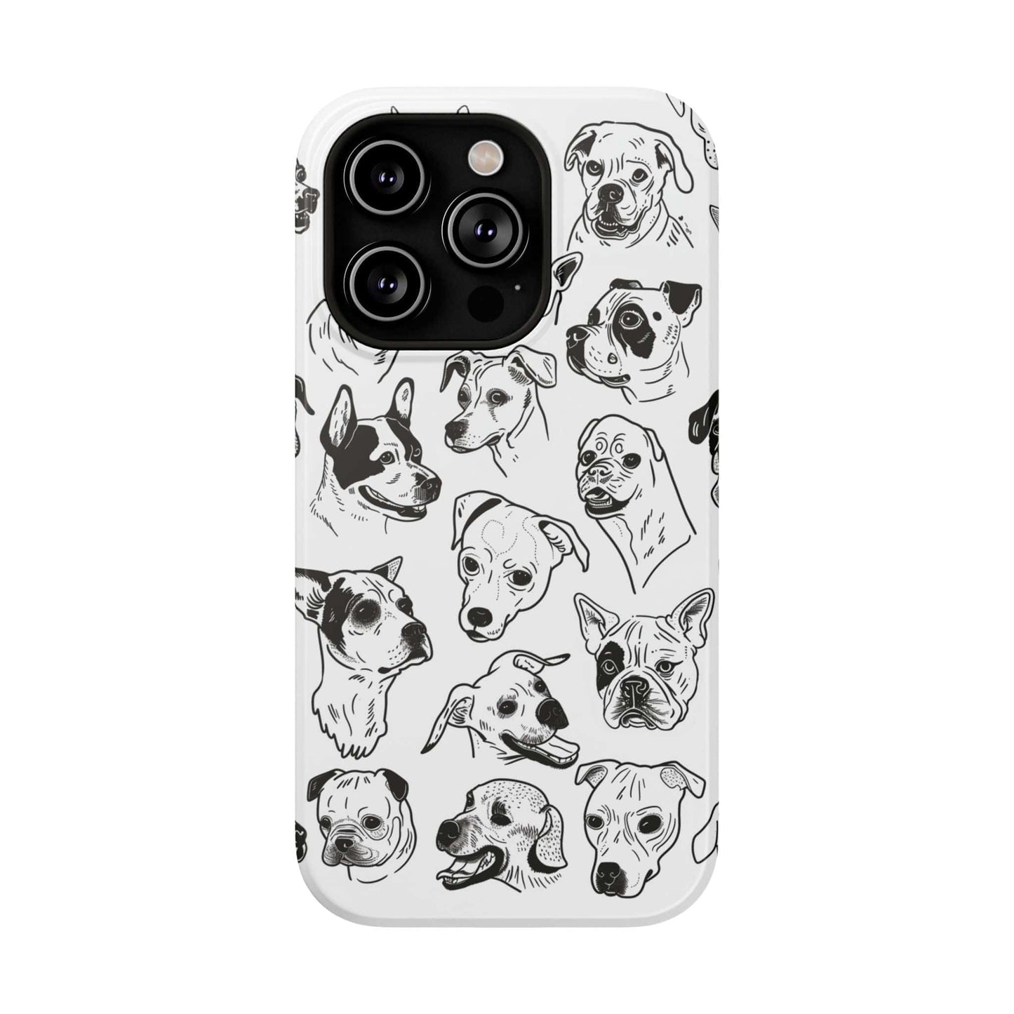 Phone Case iPhone 14 Pro Dog Faces