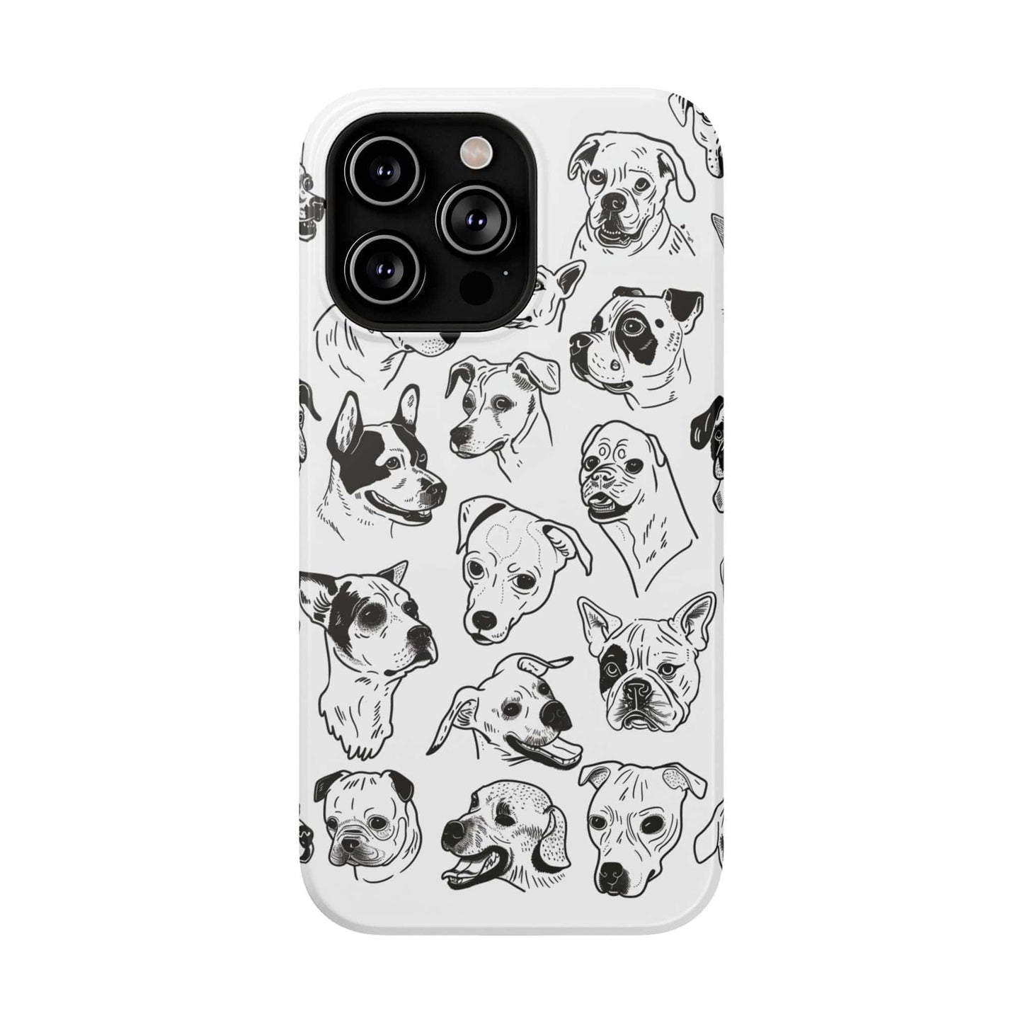 Phone Case iPhone 14 Pro Max Dog Faces