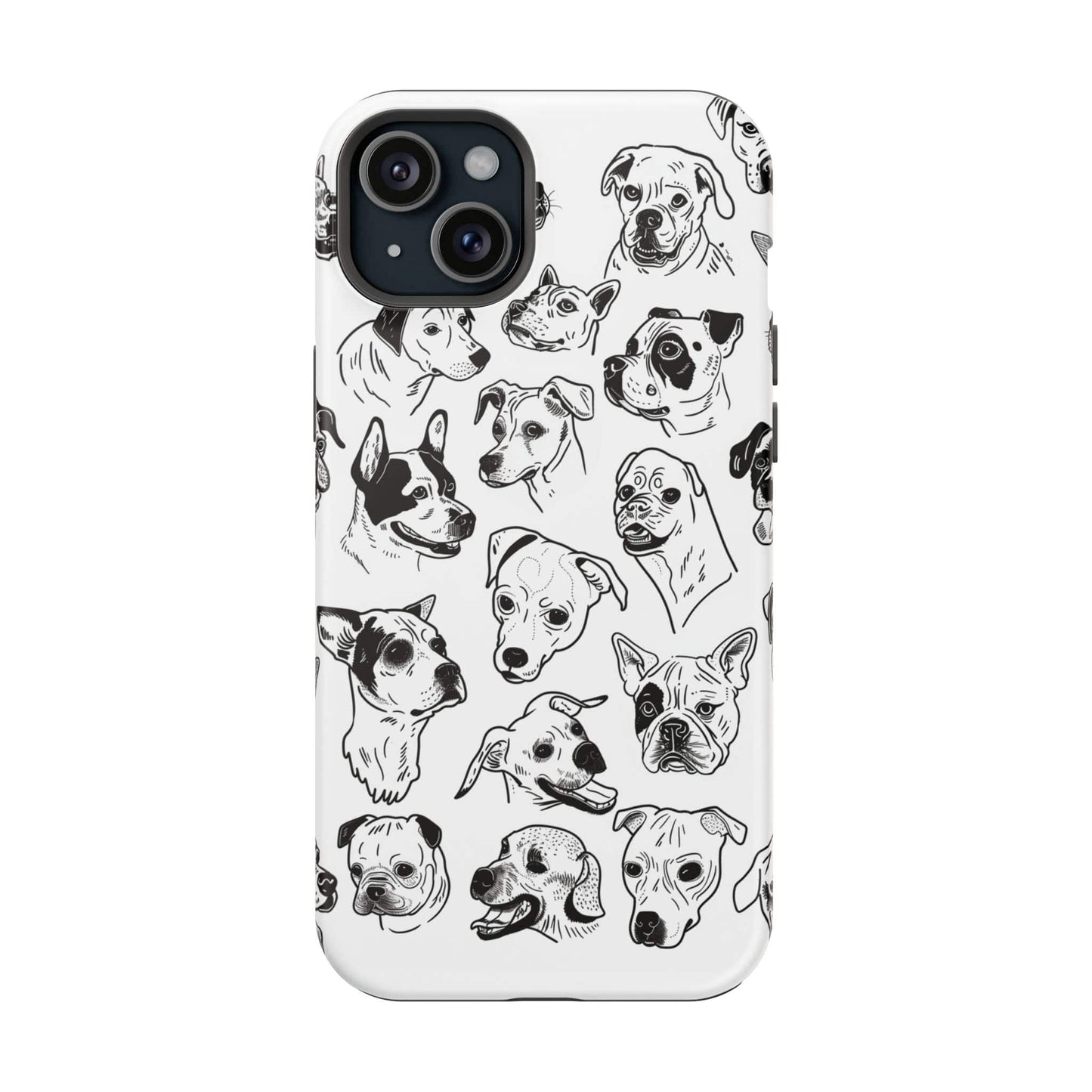 Phone Case iPhone 15 Plus Dog Faces