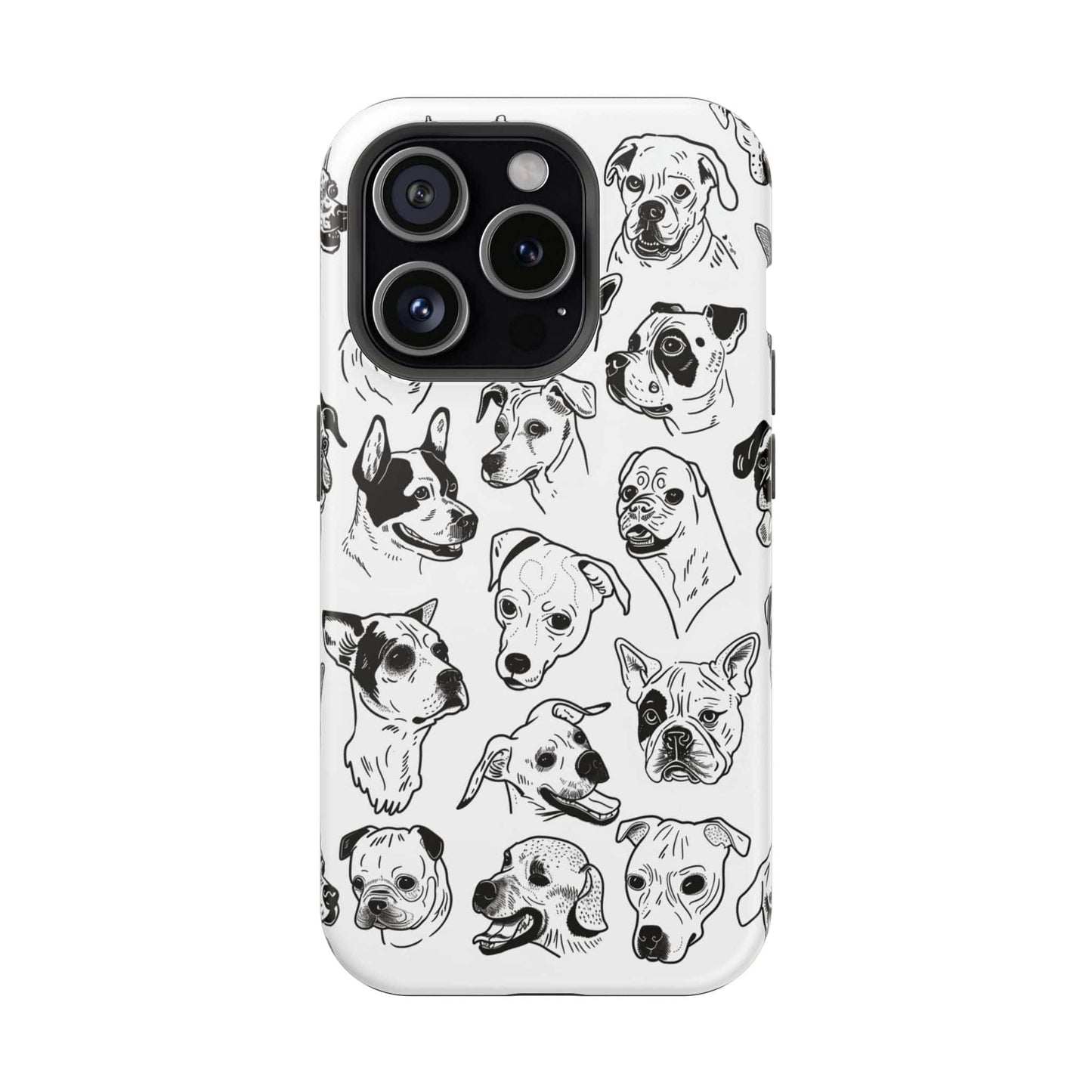 Phone Case iPhone 15 Pro Dog Faces