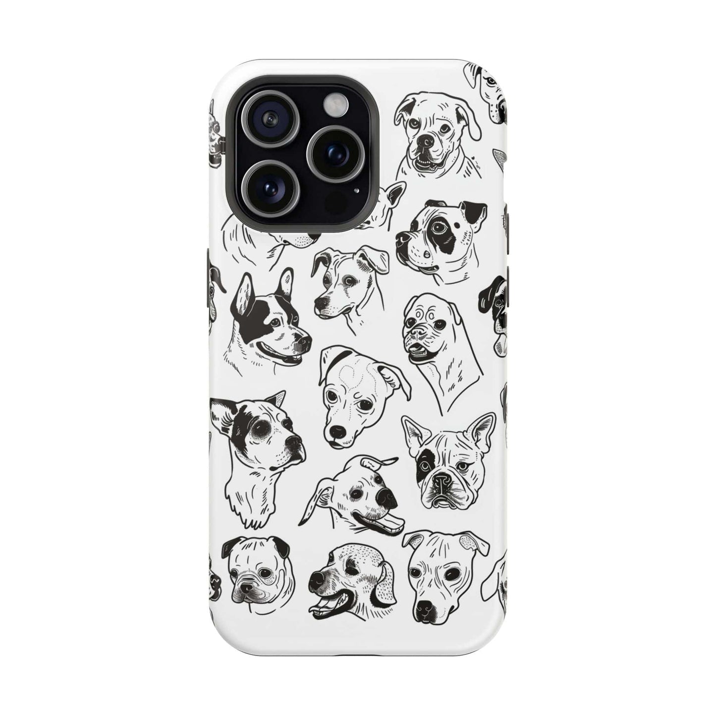 Phone Case iPhone 15 Pro Max Dog Faces