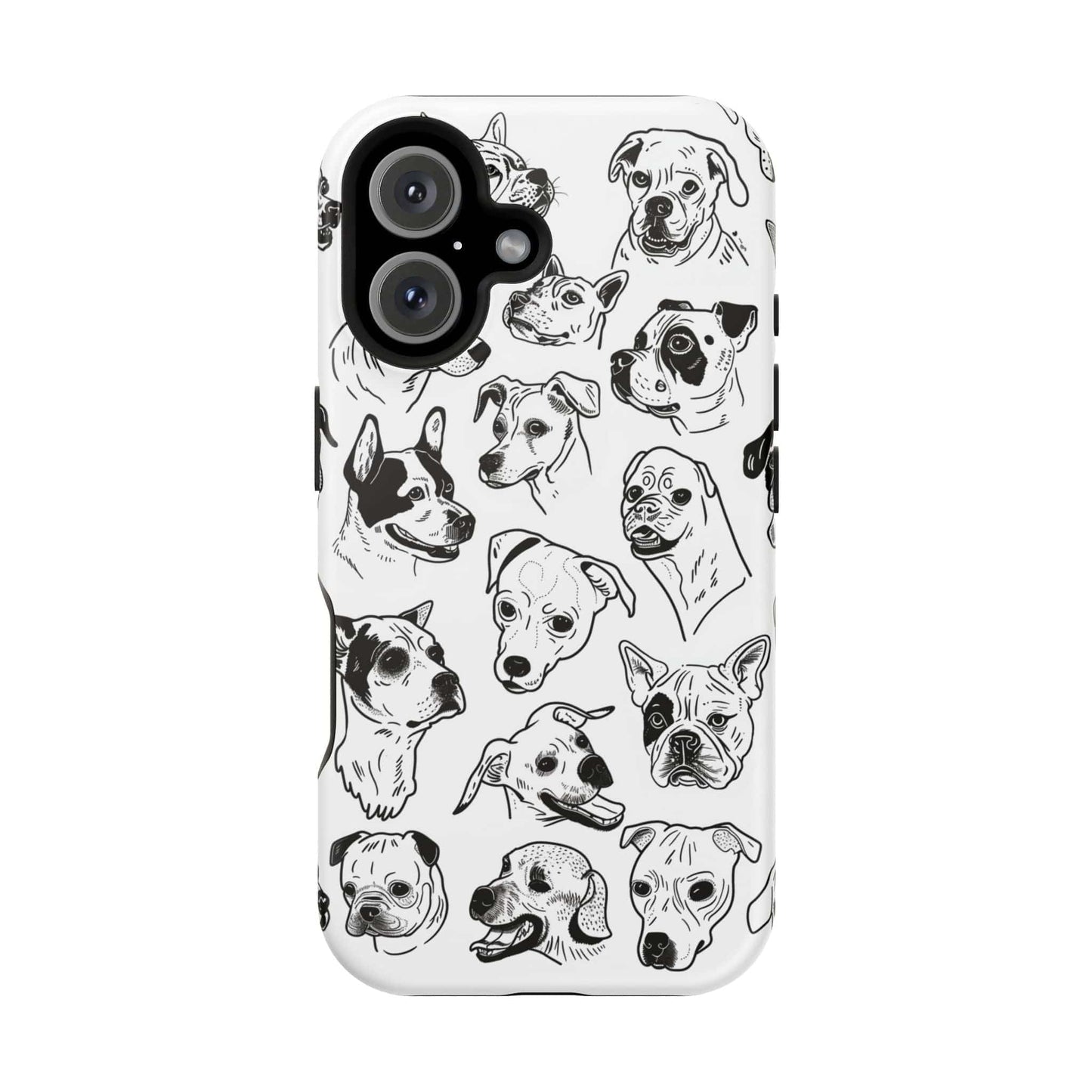 Phone Case iPhone 16 Dog Faces