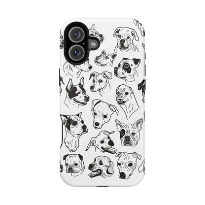 Phone Case iPhone 16 Plus Dog Faces