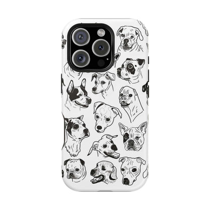 Phone Case iPhone 16 Pro Dog Faces