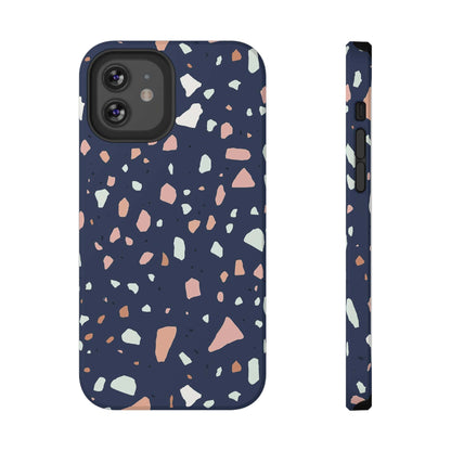 Phone Case iPhone 12 Mini Dusk Pebble Terrazzo