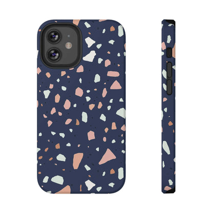 Phone Case iPhone 12 Pro Dusk Pebble Terrazzo