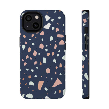 Phone Case iPhone 13 Dusk Pebble Terrazzo