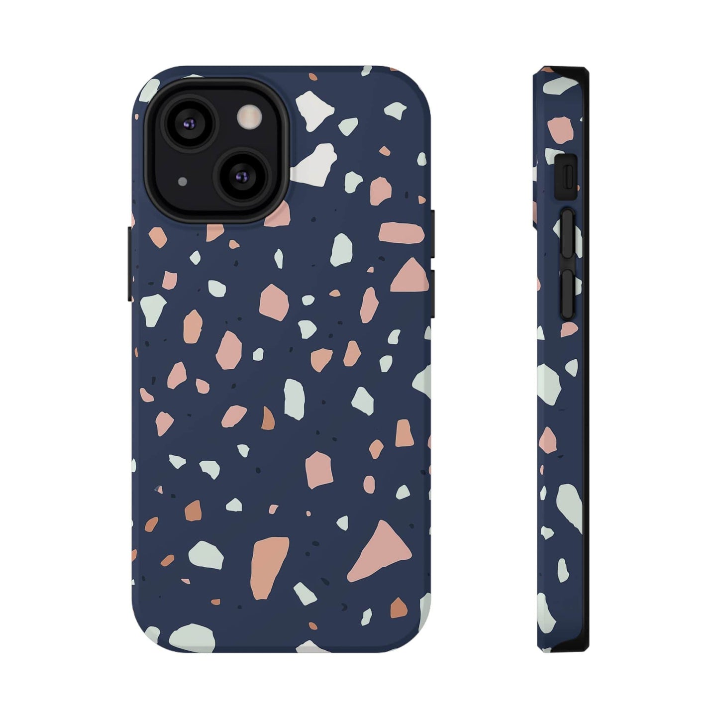 Phone Case iPhone 13 Mini Dusk Pebble Terrazzo