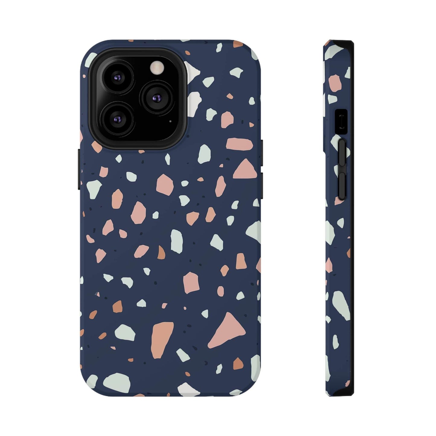 Phone Case iPhone 13 Pro Dusk Pebble Terrazzo