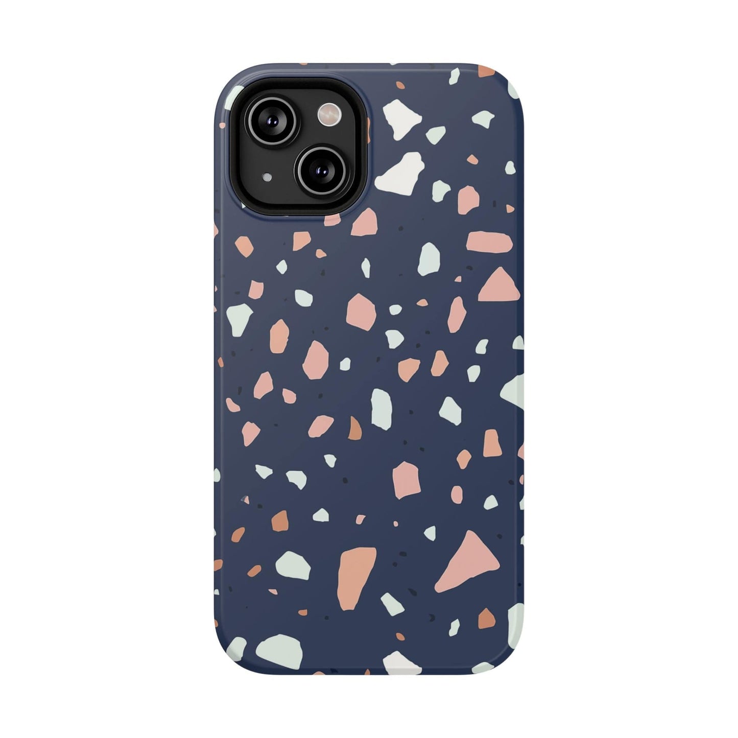 Phone Case iPhone 14 Dusk Pebble Terrazzo