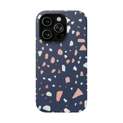 Phone Case iPhone 14 Pro Dusk Pebble Terrazzo