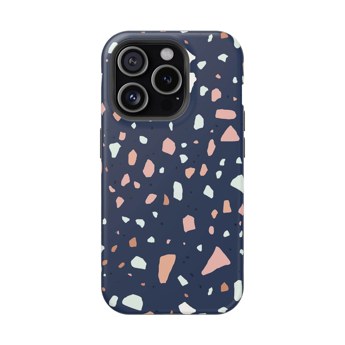 Phone Case iPhone 15 Pro Dusk Pebble Terrazzo