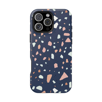 Phone Case iPhone 16 Pro Max Dusk Pebble Terrazzo