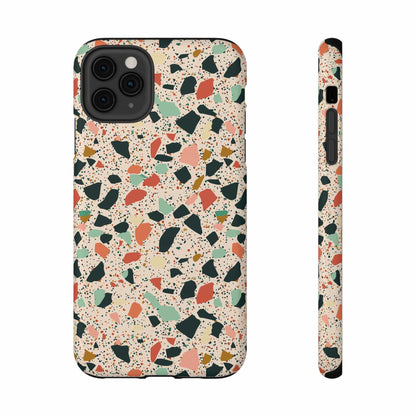 Phone Case iPhone 11 Pro Max Earthy Pop Terrazzo