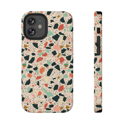 Phone Case iPhone 12 Pro Earthy Pop Terrazzo