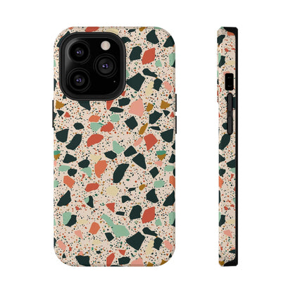 Phone Case iPhone 13 Pro Earthy Pop Terrazzo