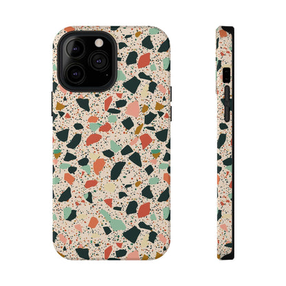 Phone Case iPhone 13 Pro Max Earthy Pop Terrazzo