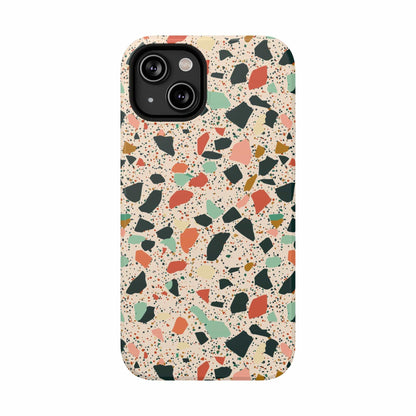 Phone Case iPhone 14 Earthy Pop Terrazzo