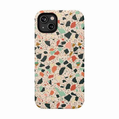 Phone Case iPhone 14 Plus Earthy Pop Terrazzo