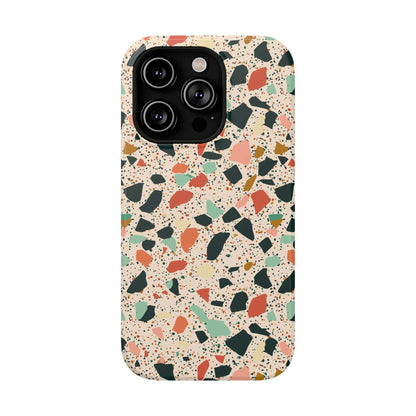 Phone Case iPhone 14 Pro Earthy Pop Terrazzo